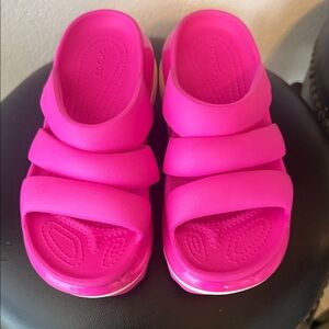 CROCS Kids Vibrant Pink Sandals